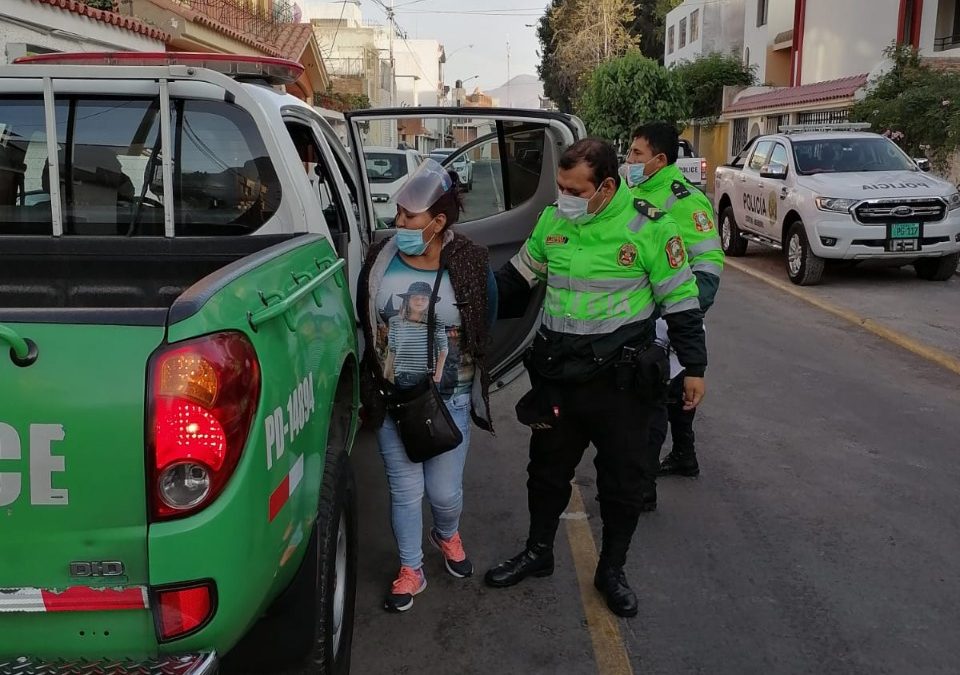Arequipa: Mujer que registra 6 requisitorias pretendía esconderse de la policía