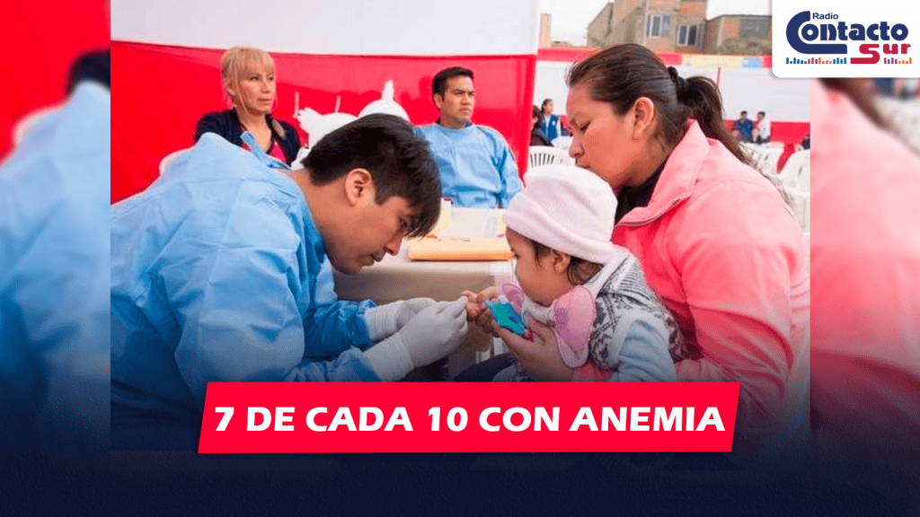 AREQUIPA: CAYLLOMA EN NÚMEROS ROJOS LUEGO QUE EL DIRECTOR DE LA RED DE SALUD INFORMARA QUE 7 DE CADA 10 NIÑOS TIENEN ANEMIA