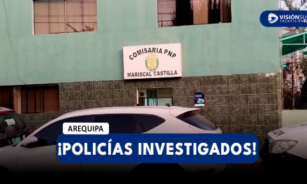 AREQUIPA: SEPARAN A EFECTIVOS POLICIALES DE LA INSTITUCIÓN TRAS SER IMPLICADOS EN COBRO DE CUPOS EN CERRO COLORADO