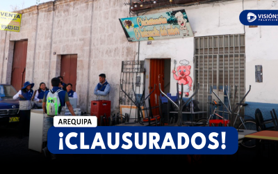 AREQUIPA: CLAUSURAN LOCALES DEDICADOS A RUBROS ILEGALES BAJO LA FACHADA DE NEGOCIOS DE COMIDA EN EL CERCADO