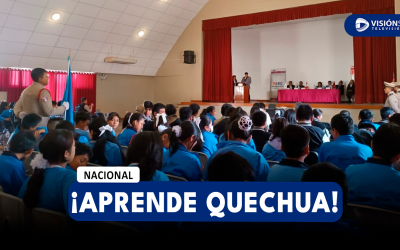 NACIONAL: MINISTERIO DE CULTURA INICIÓ CURSOS GRATUITOS DE LENGUA QUECHUA EN COLEGIOS EMBLEMÁTICOS