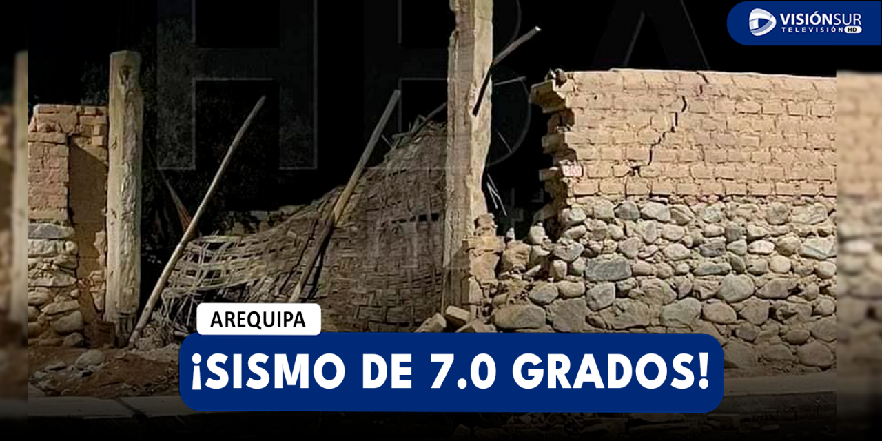 AREQUIPA: FUERTE SISMO DE 7.0 GRADOS SE SINTIÓ EN AREQUIPA EN LA MADRUGADA Y COER AÚN NO INFORMA SOBRE DAÑOS EN ZONAS AFECTADAS