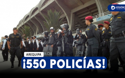 AREQUIPA: MÁS DE 500 POLICÍAS RESGUARDARÁN PARTIDO ENTRE FBC MELGAR Y UNIVERSITARIO ESTE MIÉRCOLES 31 DE JULIO A LAS 20:00 HORAS