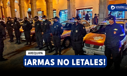 AREQUIPA: ARMAS NO LETALES PARA EFECTIVOS DE SEGURIDAD CIUDADANA PODRÍAN LLEGAR EN AGOSTO