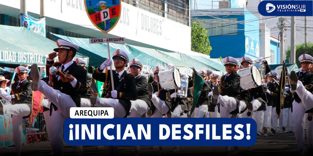 AREQUIPA: DESFILES POR FIESTAS PATRIAS INICIARÁN DESDE EL 12 DE JULIO Y LOS GANADORES CLASIFICARÁN AL ‘CAMPEÓN DE CAMPEONES’