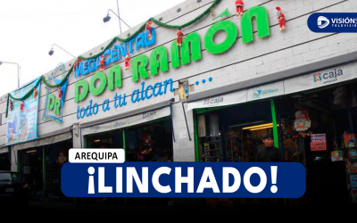 AREQUIPA: COMERCIANTES DE SIGLO XX CAPTURAN Y LINCHAN A VARÓN QUE INTENTÓ ROBAR ELECTRODOMÉSTICOS DURANTE ANIVERSARIO