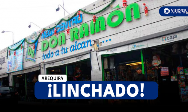 AREQUIPA: COMERCIANTES DE SIGLO XX CAPTURAN Y LINCHAN A VARÓN QUE INTENTÓ ROBAR ELECTRODOMÉSTICOS DURANTE ANIVERSARIO