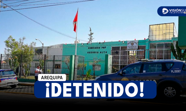 AREQUIPA: DETIENEN A VARÓN QUE HABRÍA CHANTAJEADO A MENOR DE EDAD PARA MANTENER RELACIONES SEXUALES