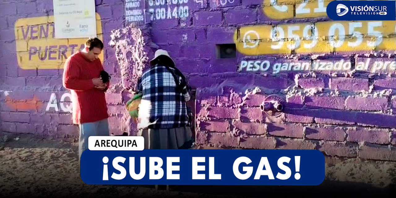 AREQUIPA: BALÓN DE GAS DE 10 KILOS INCREMENTA SU PRECIO Y LLEGA A S/44 EN LA PLATA DISTRIBUIDORA DE LLAMAGAS