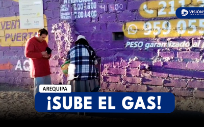 AREQUIPA: BALÓN DE GAS DE 10 KILOS INCREMENTA SU PRECIO Y LLEGA A S/44 EN LA PLATA DISTRIBUIDORA DE LLAMAGAS