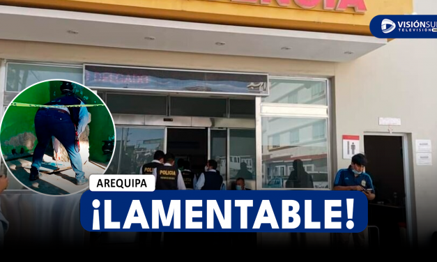 AREQUIPA: MENOR DE 3 AÑOS PIERDE LA VIDA TRAS CAER A UN POZO EN UN PARQUE INFANTIL DE SACHACA