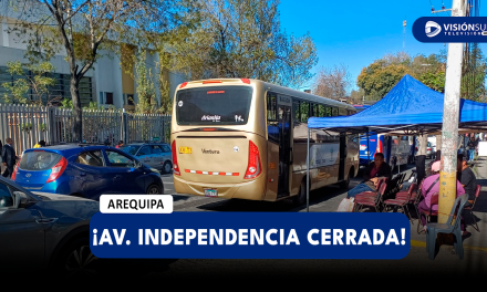 AREQUIPA: CERRARÁN LA AV. INDEPENDENCIA DESDE LAS 12:00 HORAS POR CELEBRACIÓN DEL ANIVERSARIO DEL COLEGIO INDEPENDENCIA AMERICANA