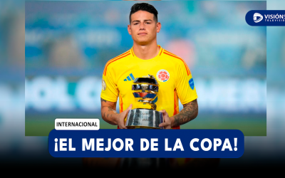 INTERNACIONAL: JAMES RODRÍGUEZ SE LLEVÓ EL PREMIO AL MEJOR JUGADOR DE LA COPA AMÉRICA 2024 REALIZADA EN ESTADOS UNIDOS