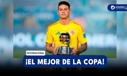 INTERNACIONAL: JAMES RODRÍGUEZ SE LLEVÓ EL PREMIO AL MEJOR JUGADOR DE LA COPA AMÉRICA 2024 REALIZADA EN ESTADOS UNIDOS