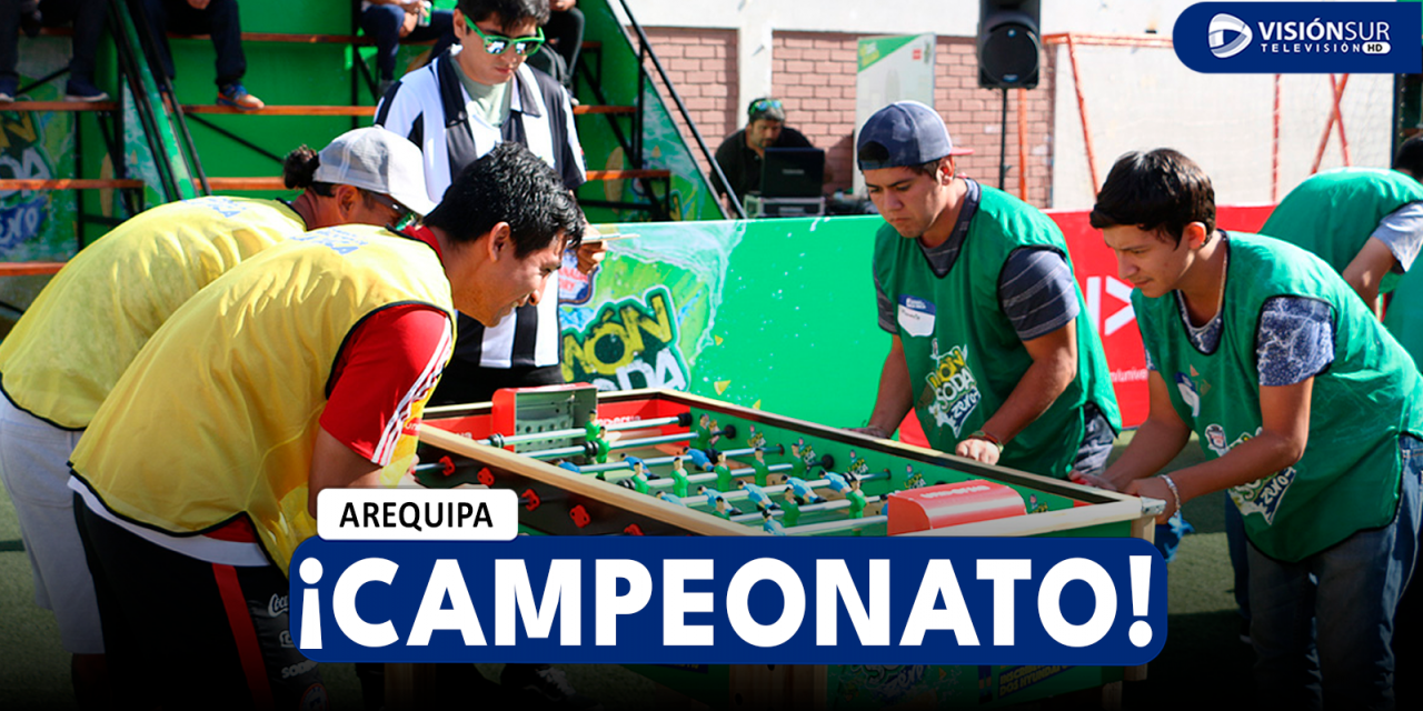 AREQUIPA: “I CAMPEONATO MUNICIPAL DE FÚTBOL DE MESA” SE REALIZARÁ ESTE 20 DE JULIO EN EL PARQUE SELVA ALEGRE