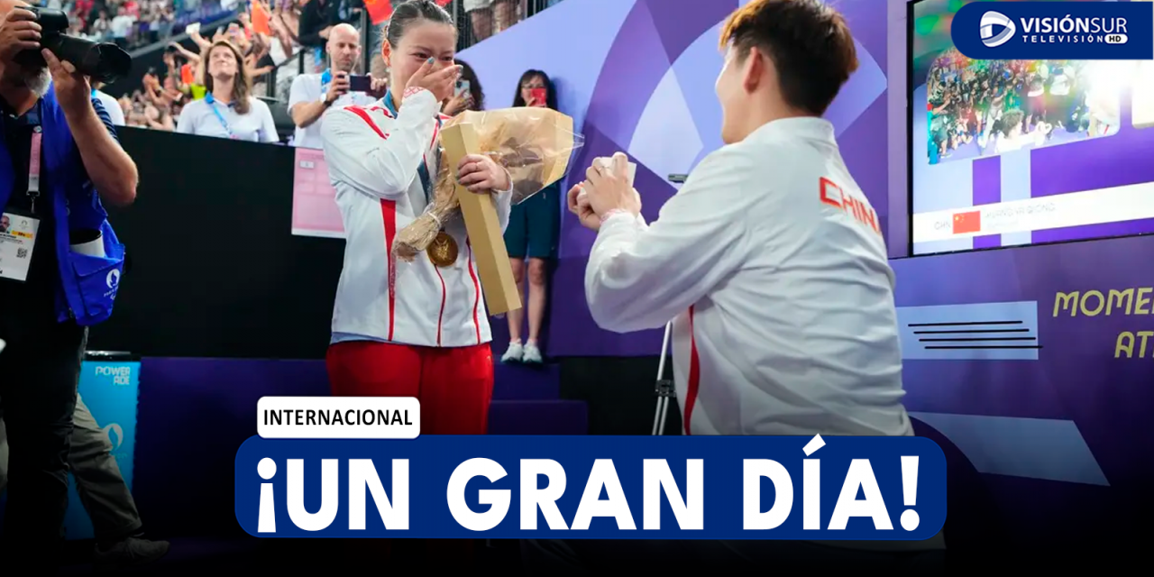 INTERNACIONAL: ATLETA CHINA GANÓ MEDALLA DE ORO EN BÁDMINTON OLÍMPICO Y LUEGO LE PROPUSIERON MATRIMONIO