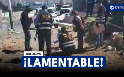 AREQUIPA: HALLAN EL CUERPO SIN VIDA DE UN FETO AL INTERIOR DE UN TAPER EN UN DESCAMPADO DE TIABAYA