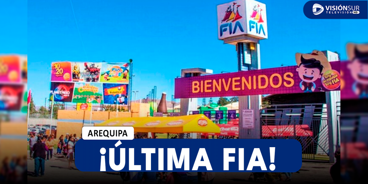 AREQUIPA: FIA PRESENTA VARIOS ARTISTAS PARA SU ÚLTIMA EDICIÓN A REALIZARSE DESDE EL 9 AL 18 DE AGOSTO