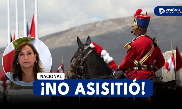 NACIONAL: PRESIDENTA DINA BOLUARTE NO ASISTIÓ A LA CEREMONIA EN CONMEMORACIÓN DE LOS 200 AÑOS DE LA BATALLA DE JUNÍN