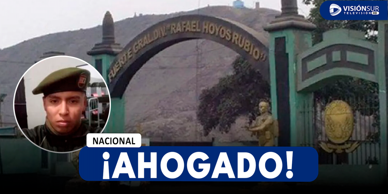 NACIONAL: ENCUENTRAN SIN VIDA A SOLDADO EN EL CUARTEL HOYOS RUBIO POR PRESUNTAMENTE HABERSE AHOGADO