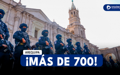 AREQUIPA: MÁS DE 700 POLICÍAS RESGUARDARÁN LAS FESTIVIDADES DEL 14 Y 15 DE AGOSTO POR LOS 484 ANIVERSARIO DE AREQUIPA