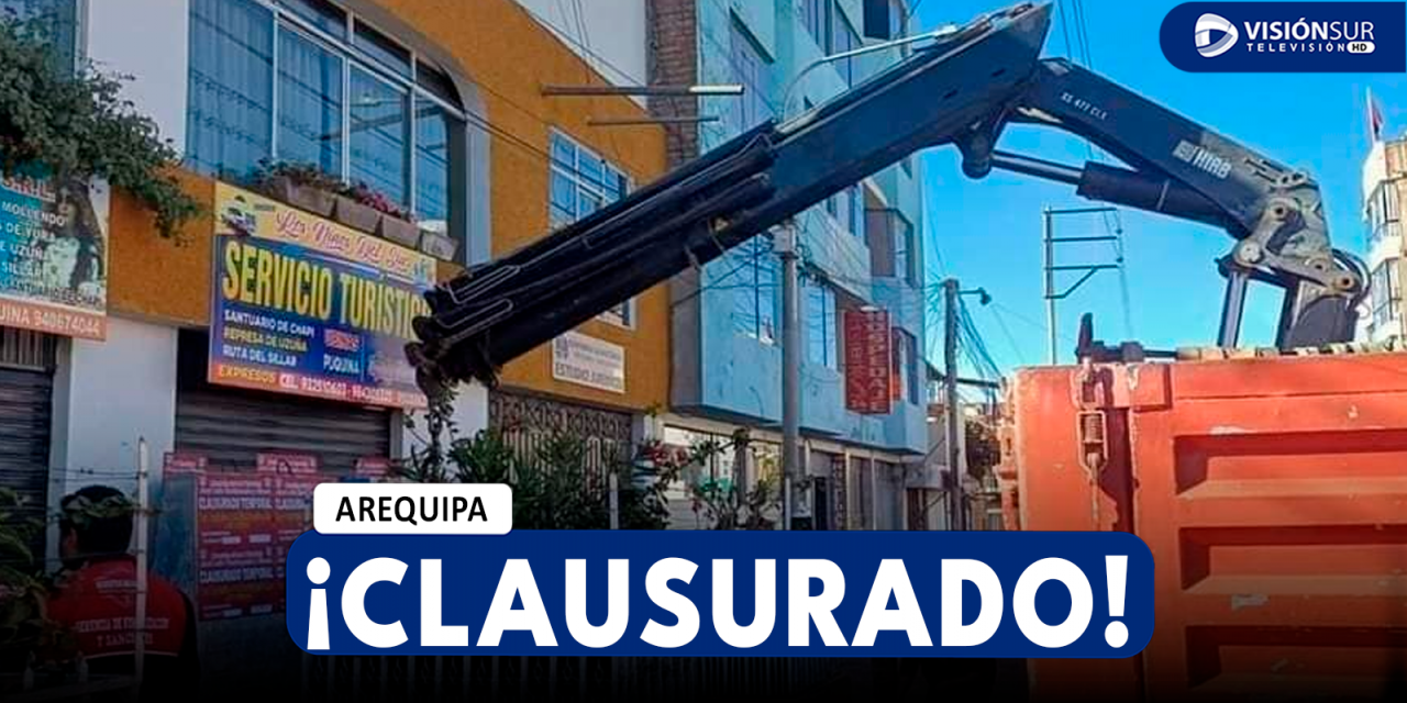 AREQUIPA: CLAUSURAN AGENCIA DE TRANSPORTE QUE VENDÍA PASAJES A MOQUEGUA Y CHAPI SIN AUTORIZACIÓN