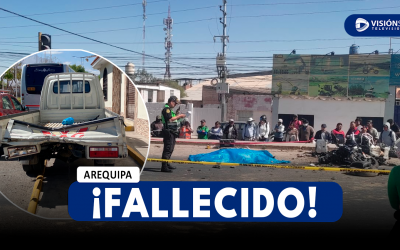 AREQUIPA: CIUDADANO BELGA IMPACTA SU MOTO CONTRA CAMIONCITO Y PIERDE LA VIDA EN ZAMÁCOLA