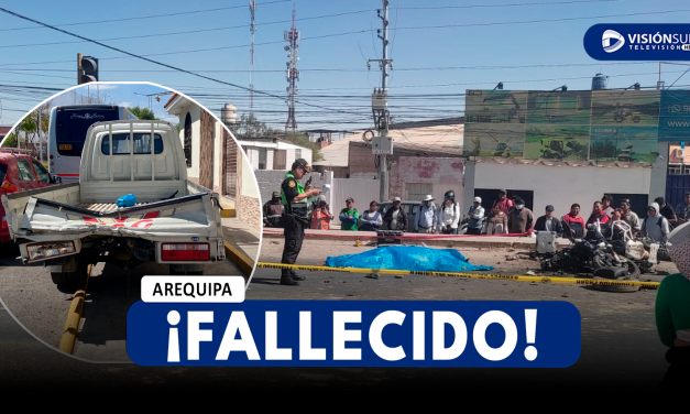 AREQUIPA: CIUDADANO BELGA IMPACTA SU MOTO CONTRA CAMIONCITO Y PIERDE LA VIDA EN ZAMÁCOLA