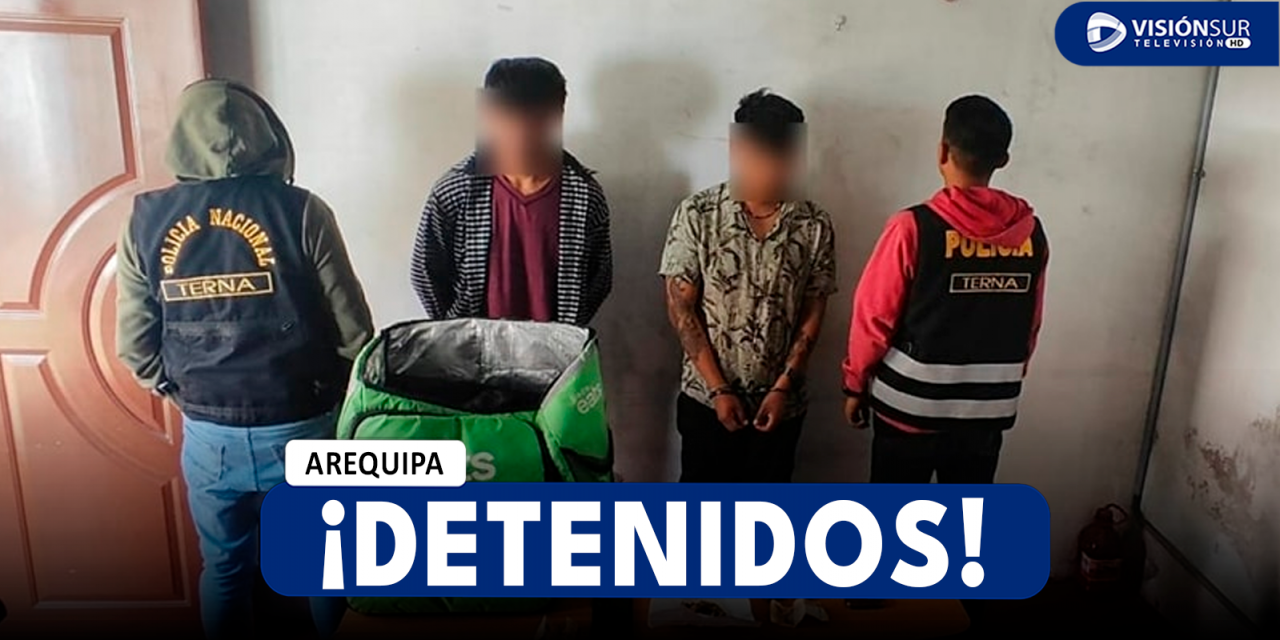 AREQUIPA: DETIENEN A “LOS DETESTABLE DE AREQUIPA” CON BOLSAS QUE CONTENÍAN CANNABIS SATIVA