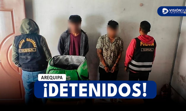 AREQUIPA: DETIENEN A “LOS DETESTABLE DE AREQUIPA” CON BOLSAS QUE CONTENÍAN CANNABIS SATIVA