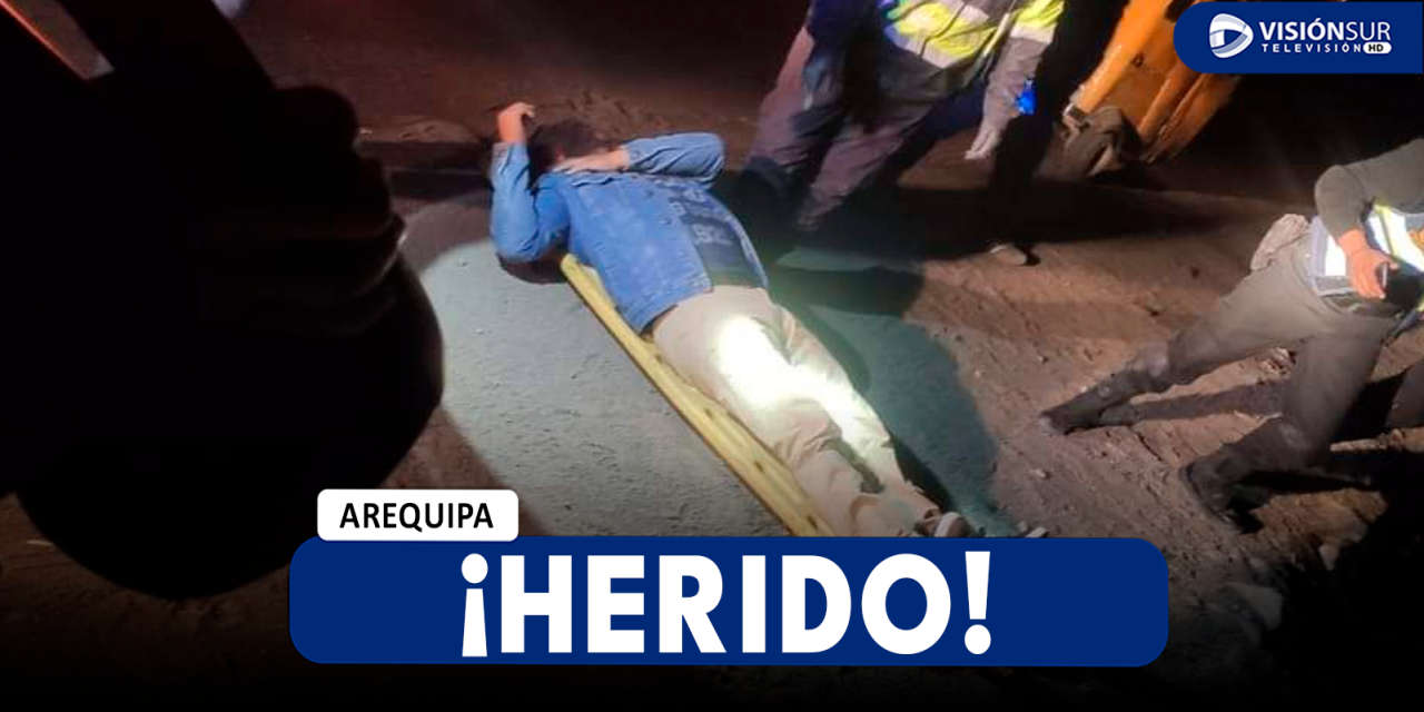 AREQUIPA: AUTO SE DESPISTA EN LA JOYA Y DEJA AL CONDUCTOR GRAVEMENTE HERIDO