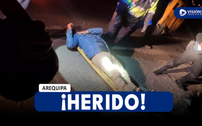 AREQUIPA: AUTO SE DESPISTA EN LA JOYA Y DEJA AL CONDUCTOR GRAVEMENTE HERIDO