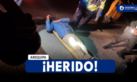 AREQUIPA: AUTO SE DESPISTA EN LA JOYA Y DEJA AL CONDUCTOR GRAVEMENTE HERIDO