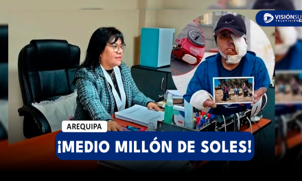 AREQUIPA: DISPONEN EL PAGO DE MEDIO MILLÓN DE SOLES EN FAVOR DE HELADERO QUE FUE ATROPELLADO EN MARIANO MELGAR