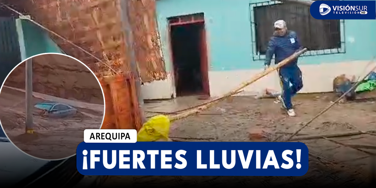 AREQUIPA: CAMANÁ AMANECE CON FUERTE LLUVIAS Y DEJA CASAS DAMNIFICADAS JUNTO CON HUAICOS