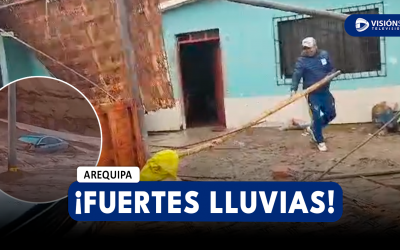 AREQUIPA: CAMANÁ AMANECE CON FUERTE LLUVIAS Y DEJA CASAS DAMNIFICADAS JUNTO CON HUAICOS