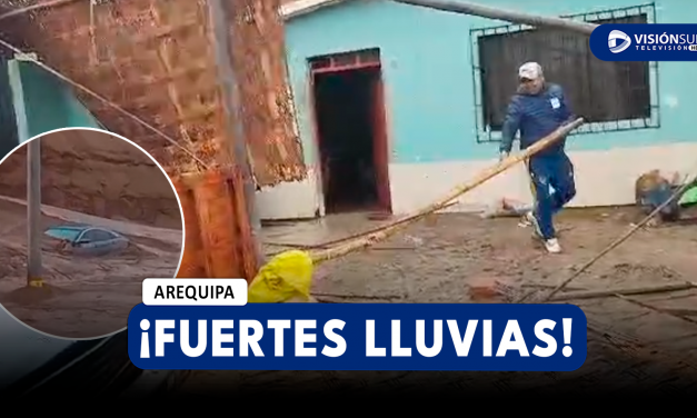 AREQUIPA: CAMANÁ AMANECE CON FUERTE LLUVIAS Y DEJA CASAS DAMNIFICADAS JUNTO CON HUAICOS