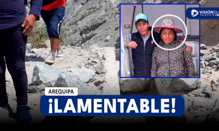 AREQUIPA: MADRE DE FAMILIA PIERDE LA VIDA LUEGO QUE LE CAYERA UNA GRAN ROCA EN LA PROVINCIA DE CAMANÁ