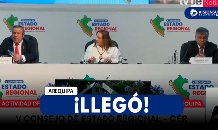 AREQUIPA: DINA BOLUARTE LLEGA A V CONSEJO DE ESTADO – COER QUE SE REALIZA EN CERRO JULI