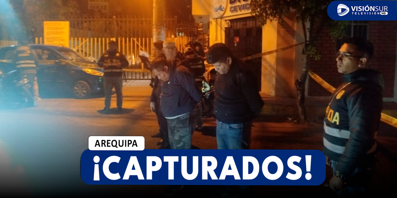 AREQUIPA: CAPTURAN A LOS INTEGRANTES DE “LOS SANGUINARIOS PULPOS DE PAUCARPATA” QUE SE DEDICARÍAN AL ARREBATO DE CARTERAS