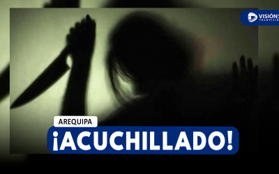 AREQUIPA: MUJER LE CLAVA UN CUCHILLO EN LA ESPALDA A SU CONVIVIENTE SUPUESTAMENTE TRAS UNA DISCUSIÓN POR UNA PRESUNTA INFIDELIDAD