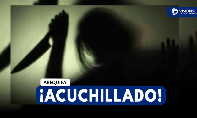 AREQUIPA: MUJER LE CLAVA UN CUCHILLO EN LA ESPALDA A SU CONVIVIENTE SUPUESTAMENTE TRAS UNA DISCUSIÓN POR UNA PRESUNTA INFIDELIDAD