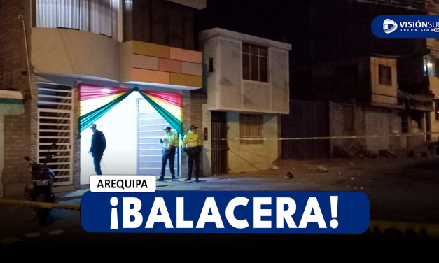 AREQUIPA: BALACERA SE DESATA EN EL DISTRITO DE PAUCARPATA DURANTE FIESTA PATRONAL Y DEJA UNA PERSONA HERIDA