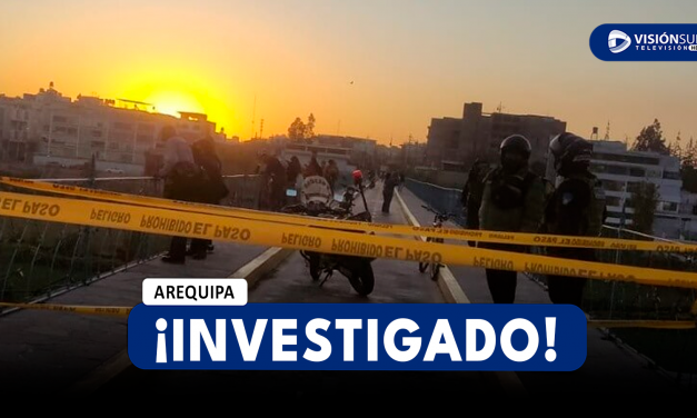 AREQUIPA: INVESTIGARÁN MUERTE DE ADOLESCENTE QUE CAYÓ DESDE EL PUENTE FIERRO HACIA EL RÍO CHILI