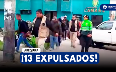 AREQUIPA: OPERATIVO DE “CONTROL MIGRATORIO” RESULTÓ CON LA EXPULSIÓN DE 13 EXTRANJEROS EN CAMANÁ