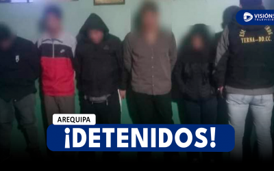 AREQUIPA: DETIENEN A LOS PRESUNTOS INTEGRANTES DE LA BANDA DELINCUENCIAL “LOS DESCARADOS DE AREQUIPA” CON 12 CELULARES ROBADOS