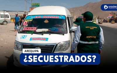 AREQUIPA: CONDUCTOR DE MINIVAN PODRÍA CUMPLIR HASTA 4 AÑOS DE PENA PRIVATIVA DE LIBERTAD POR PRESUNTO SECUESTRO DE INSPECTOR