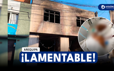 AREQUIPA: FALLECE SEXAGENARIO QUE SUFRIÓ VARIAS FRACTURAS DURANTE EL INCENDIO EN UNA FERRETERÍA DE MIRAFLORES