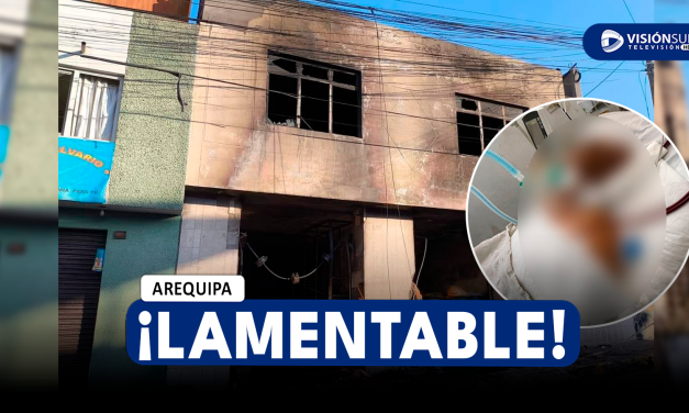 AREQUIPA: FALLECE SEXAGENARIO QUE SUFRIÓ VARIAS FRACTURAS DURANTE EL INCENDIO EN UNA FERRETERÍA DE MIRAFLORES