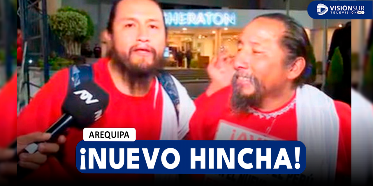 AREQUIPA: ‘HINCHA ISRAELITA’ PRESENTA A SU NUEVO COMPAÑERO PARA ALENTAR A LA SELECCIÓN PERUANA EN LAS ELIMINATORIAS